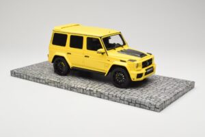 Mercedes Brabus 850 6.0 Widestar G63 W463 Electric Beam Yellow Minichamps 1:18 107032402 Metall – Bild 4 von 6