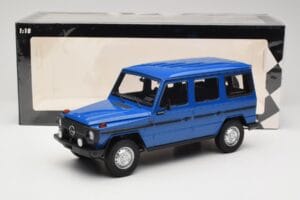 Mercedes G-Class W460 LWB Dunkelblau Minichamps 1:18 155038100 Metall – Bild 6 von 6
