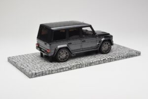 Mercedes G-Class W463 Brabus V12 800 Widestar Grau Minichamps 1:18 107032300 Metall – Bild 2 von 6