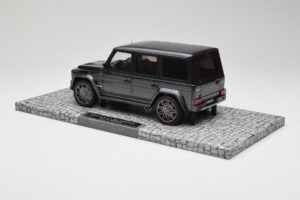 Mercedes G-Class W463 Brabus V12 800 Widestar Grau Minichamps 1:18 107032300 Metall – Bild 5 von 6