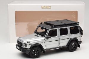Mercedes G-Class W463 Iridium Silver Norev 1:18 183030 Metall – Bild 8 von 8