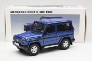 Mercedes G500 W463 SWB Blau AUTOart 1:18 76114 Metall – Bild 8 von 8