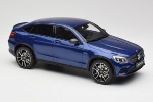 Mercedes AMG GLC 43 Coupe Brilliant Blau GT Spirit 1:18 B66960468 Resin – Bild 4 von 6