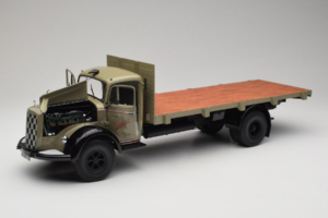 Mercedes L6600 Rungewagen Grau Schwarz Minichamps 1:18 109031050-R1 Metall – Bild 2 von 9