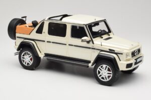 Mercedes Maybach G650 Landaulet W463 Weiss Schuco 1:18 450017800 Metall – Bild 4 von 6