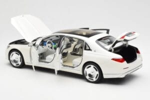 Mercedes Maybach S680 4Matic X223 Diamond Weiss Norev 1:18 183918 Metall – Bild 5 von 8