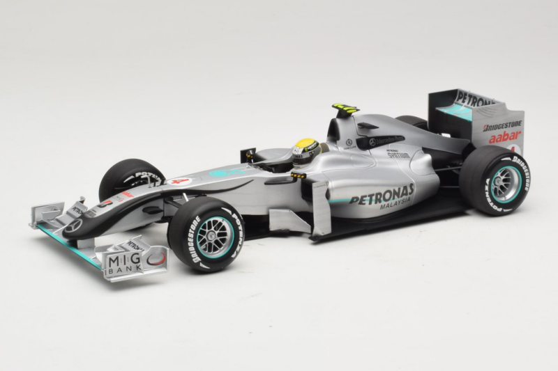 Mercedes MGP W01 #4 N. Rosberg Mercedes GP Showcar 2010 Minichamps 1:18 150100074 Metall