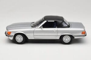 Mercedes R107 380 SL Silber Norev 1:18 183725 Metall – Bild 4 von 8