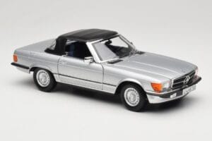Mercedes R107 380 SL Silber Norev 1:18 183725 Metall – Bild 6 von 8