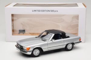Mercedes R107 380 SL Silber Norev 1:18 183725 Metall – Bild 8 von 8