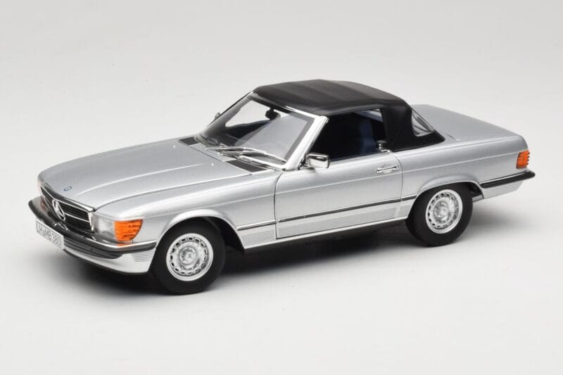 Mercedes R107 380 SL Silber Norev 1:18 183725 Metall
