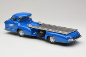 Mercedes Renntransporter Blaues Wunder iScale 1:18 118000000006-P1 Metall – Bild 5 von 6