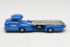 Mercedes Renntransporter Blue Wonder CMC 1:43 M-036K Metall – Bild 4 von 8