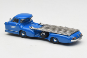 Mercedes Renntransporter Blue Wonder CMC 1:43 M-036K Metall – Bild 7 von 8