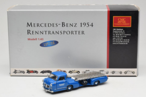 Mercedes Renntransporter Blue Wonder CMC 1:43 M-036K Metall – Bild 8 von 8