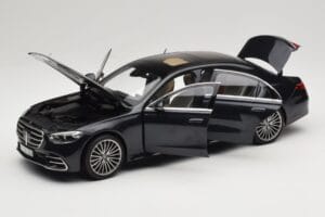 Mercedes S-Class W223 AMG Line Anthracite Blue Norev 1:18 183800 Metall – Bild 2 von 8