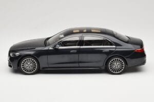 Mercedes S-Class W223 AMG Line Anthracite Blue Norev 1:18 183800 Metall – Bild 4 von 8