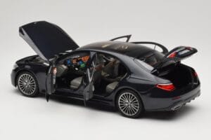 Mercedes S-Class W223 AMG Line Anthracite Blue Norev 1:18 183800 Metall – Bild 5 von 8