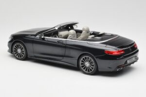 Mercedes S-Class Cabriolet A217 Magnetite Schwarz Metallic Norev 1:18 B66960354 Metall – Bild 7 von 8