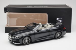 Mercedes S-Class Cabriolet A217 Magnetite Schwarz Metallic Norev 1:18 B66960354 Metall – Bild 8 von 8