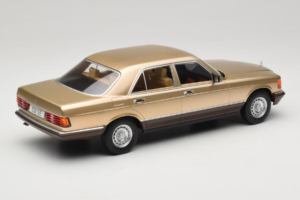 Mercedes S-Class W126 Metallic Beige MCG 1:18 MCG18548 Metall – Bild 2 von 6