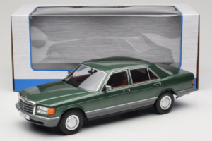Mercedes S-Class W126 Metallic Green MCG 1:18 MCG18549 Metall – Bild 6 von 6