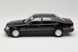Mercedes S-Class W140 S600 Obsidian Black Metallic Norev 1:18 183045 Metall – Bild 4 von 8