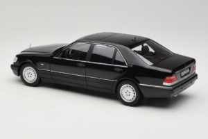 Mercedes S-Class W140 S600 Obsidian Black Metallic Norev 1:18 183045 Metall – Bild 7 von 8