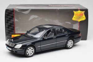 Mercedes S-Class W220 Blau Maisto 1:18 56051 Metall – Bild 8 von 8