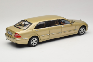 Mercedes S-Class W220 Pullman Gold Metallic Sun Star 1:18 4113 Metall – Bild 3 von 8