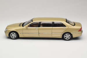 Mercedes S-Class W220 Pullman Gold Metallic Sun Star 1:18 4113 Metall – Bild 4 von 8