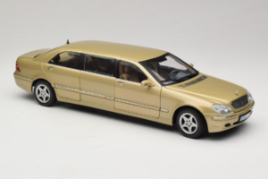 Mercedes S-Class W220 Pullman Gold Metallic Sun Star 1:18 4113 Metall – Bild 6 von 8
