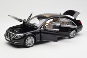 Mercedes S-Class W222 Schwarz Metallic Norev 1:18 183480 Metall – Bild 2 von 8