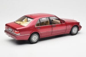 Mercedes S500 W140 Rot Metallic Norev 1:18 183579 Metall – Bild 3 von 8