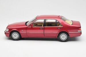 Mercedes S500 W140 Rot Metallic Norev 1:18 183579 Metall – Bild 4 von 8