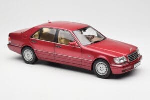 Mercedes S500 W140 Rot Metallic Norev 1:18 183579 Metall – Bild 6 von 8