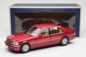 Mercedes S500 W140 Rot Metallic Norev 1:18 183579 Metall – Bild 8 von 8