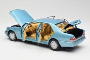 Mercedes S500 W140 Türkis Metallic Norev 1:18 183561 Metall – Bild 5 von 8