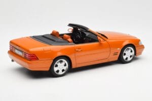 Mercedes SL 500 R129 Orange Metallic Norev 1:18 183752 Metall – Bild 3 von 8