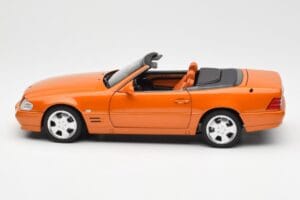 Mercedes SL 500 R129 Orange Metallic Norev 1:18 183752 Metall – Bild 4 von 8