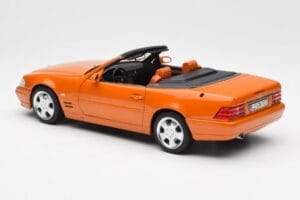 Mercedes SL 500 R129 Orange Metallic Norev 1:18 183752 Metall – Bild 7 von 8