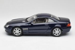 Mercedes SL 500 R230 Blau Maisto 1:18 B66962126 Metall – Bild 4 von 8