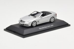 Mercedes SL 55 AMG R230 Silber Minichamps 1:43 B66962347 Metall – Bild 2 von 4