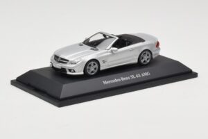 Mercedes SL 63 AMG R230 Silver Metallic Minichamps 1:43 B66960018 Metall – Bild 2 von 4