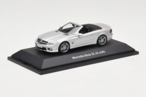 Mercedes SL 65 AMG R230 Silber Minichamps 1:43 B66960601 Metall – Bild 2 von 4