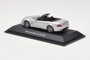 Mercedes SL 65 AMG R230 Silber Minichamps 1:43 B66960601 Metall – Bild 3 von 4