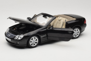 Mercedes SL R129 Schwarz Minichamps 1:18 B66962171 Metall – Bild 2 von 11