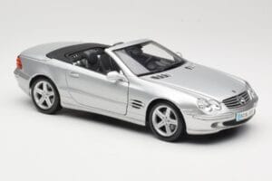 Mercedes SL R230 Silber Maisto 1:18 B66962125 Metall – Bild 6 von 8