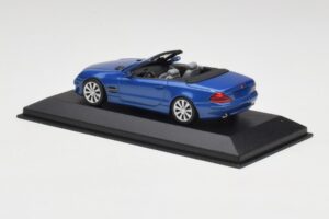 Mercedes SL R230 Tanzanite Blau Minichamps 1:43 B66962250 Metall – Bild 3 von 4