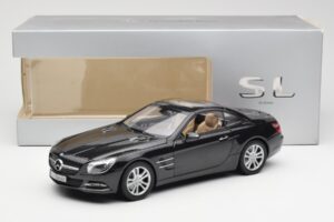 Mercedes SL R231 Magnetite Schwarz Metallic Norev 1:18 B66960107 Metall – Bild 9 von 9
